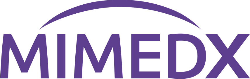 purple mimedx logo